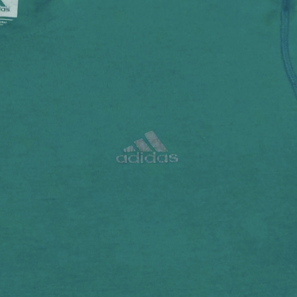 Adidas Climalite Short Sleeve T-Shirt Women's Large Green Gym Running Sports - Picture 2 of 6